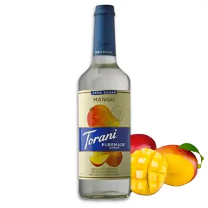 Torani Puremade Zero Sugar Mango Syrup, 25.4 Fl. Oz, 750 mL
