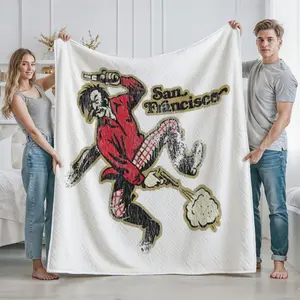 Creative and Unique Quilts  49ers Defunct Mascot Creative and Unique Blanket Outdoor camping mat home decor tapestry nap blanket