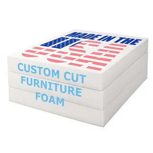 MoonRest Custom Cut Upholstery Foam Cushion – High or Medium Density Polyurethane Foam for Couch, Chair, Sofa, Bench & Seat Replacements | CertiPUR-US Certified