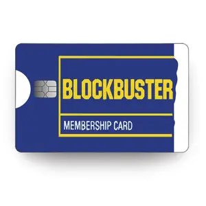 Credit Card Vinyl Skins Block-Buster Decal With Easy Pull Tabs
