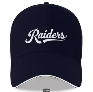 1pc The Raiders wordmark exudes a bold and assertive style cap, stylish sandwich brim, unisex, adjustable, perfect gift for all seasons