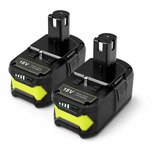 2-Pack 7.0Ah 18V Replacement Battery for Ryobi 18V ONE+ Cordless Power Tools, Compatible with P102 P108 P197 P105 P107