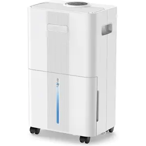 1600 Sq.ft Dehumidifier for , 21 Pints Dehumidifier for Basement with Drain Hose, Quiet Dehumidifiers  Humidity Control, 24H Timer, 3 Modes, Portable for Bedroom,Bathroom