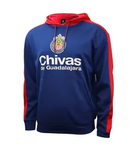 Chivas Guadalajara Side Step Men's Blue Pullover Hoodie Sweatshirt