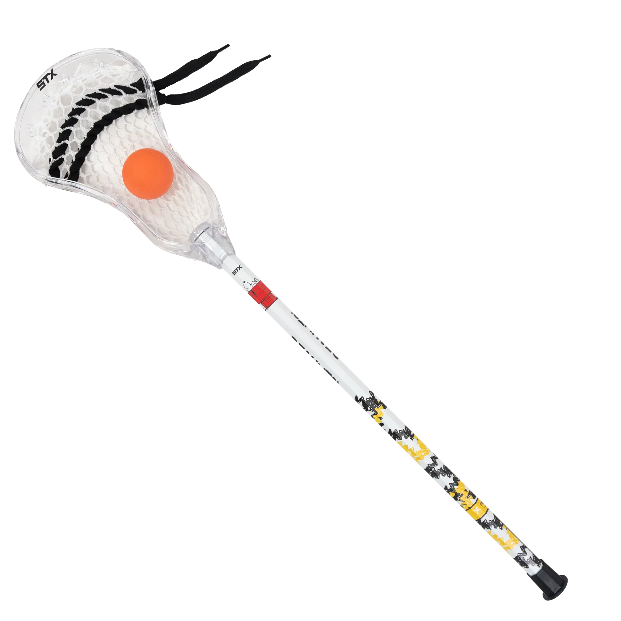STX Peanuts Clear/White Mini Lacrosse Stick