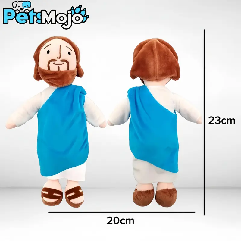 3 in 1 Jesus Plush pillows, Jesus virgin mary and donkey plush pillows, Jesus Rides a donkey plush toy, soft plush material, ideal for home decor, Religious gift, Christian Baptism gift, Thanksgiving Christmas gift, lovely plush gift, home decor, gift