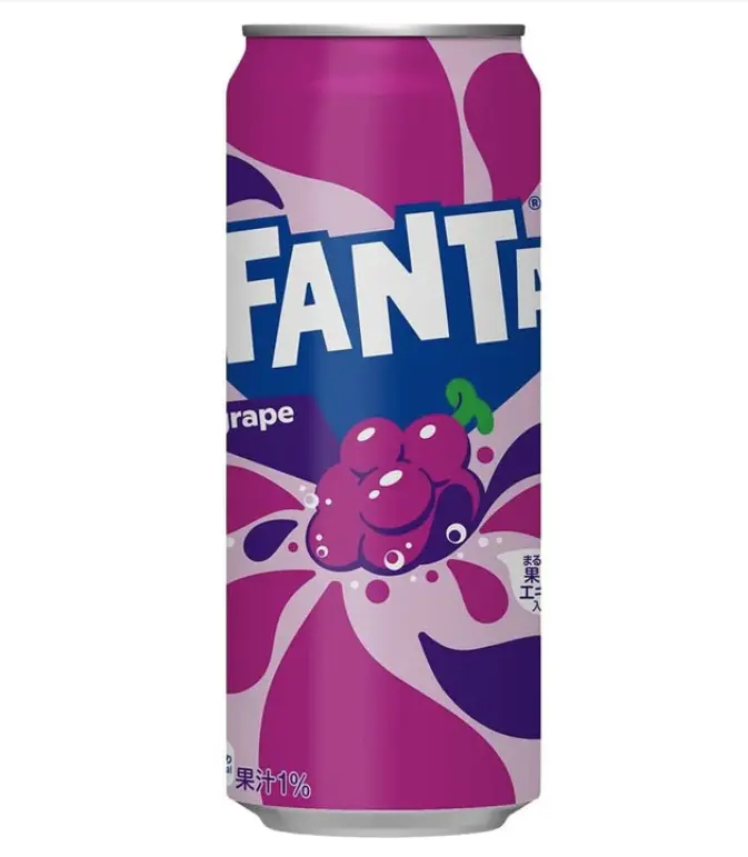 Fanta Grape 500mL Refreshing Grape-Flavored Soda in Convenient 500mL Bottle Ideal for Everyday Consumption