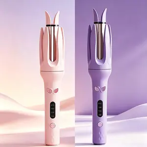 Automatic Hair Curling Iron, Automatic Hair Hair Curl Wand Negative Ion , 28mm Hair Curler, 4 Modes Adjustable Temperatures Rotating portable Curling Iron for Women, Hair Styling Tools for Hometeen girl gifts bf easter basket