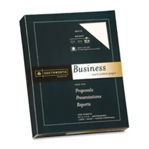 212 MAIN Heavyweight 32 lb Archival Quality Watermarked Business Paper, 8.5in x 11in White Letterheads for Laser Printers