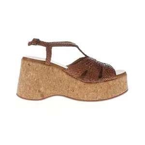 Seychelles Womens Nolia Platform  Casual Sandals Casual High Heel 3" & Up - Brown
