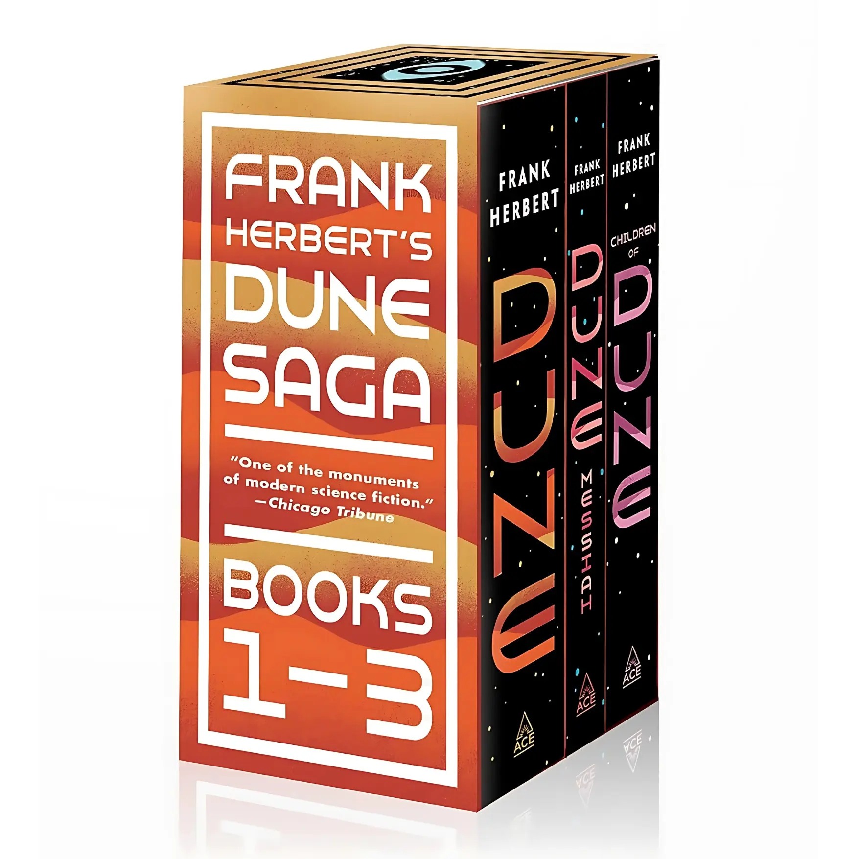 Frank Herbert's Dune Saga 3-Book Boxed Set: Dune, Dune Messiah, and Children of Dune outdoorfun Deluxe Box Set Hardcover Collectors Bundle