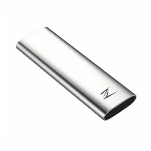 Portable External SSD Drive Type-C USB 3.2 Gen2 Silver Color 1tb Storage Capacity Compatible with MAC Computers & Smartphones