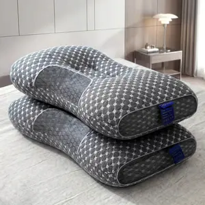 2-Pack Cervical Support Pillows, Breathable & Cooling Fabric for Neck Pain Relief, Ideal for Back, Side & Stomach Sleepers, Machine‑Washable, Designed for Couples & Daily Comfort