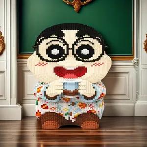 8678pcs Kung Fu Panda 3D Puzzle Building Kit, Creative Room Decor Gift for Birthday Halloween Valentine Christmas Holiday DIY Hobby Craft