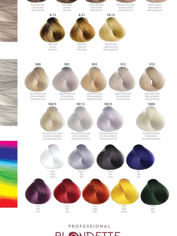 36 BLONDETTE Professional Hair Color 100 ml for Salons & Home Use Smooth Even Application 100% Gray Coverage