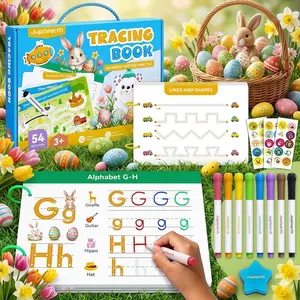 Best Easter Gift for Toddlers! Preschool Tracing Workbook - Pen Control training & Fine Motor Skills Toy, Fun Easter Basket Stuffers for Boys Girls
