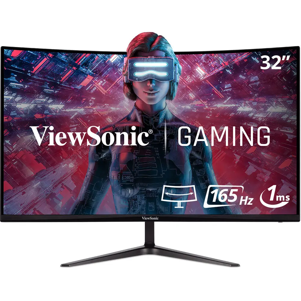 Viewsonic VX3218-PC-MHD 31.5" 1920x1080 FHD 165Hz 1ms Curved Gaming Monitor