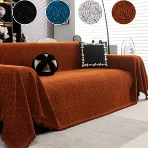 Elegant Vintage Style Sofa Blanket Towel, New Chenille Sofa Cushion Cover, Sofa Slipcover, Couch Slipcover, All-Season Universal Fit, Contemporary Design, Universal Sofa Protector