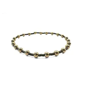Erin Gray | 4mm Newport Gold-Filled Waterproof Bracelet - Graphite