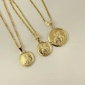18k Gold Plated St. Jude Necklace