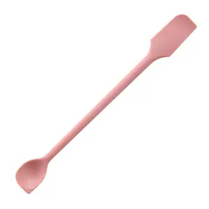 Multifunctional Silicone Mini Scraper 2-In-1, Dual Head Spatula for Baking & Jam Bottles, Easy Mixing & Coating Kitchen Tool