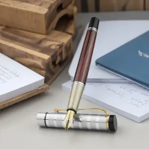 Metal Fountain Pen for Professional Drawing, Calligraphy & Business Signatures - Anti-Slip Metal Barrel, Smooth Writing, Medium Nib, Premium Gift Set for Office & Daily Use