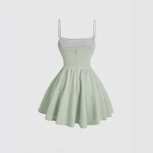 Women's Step Back Dress Spaghetti Strap Ruched Bustier A-Line Mini for Party Cocktail Evening Prom Outfits Stunning Strapless Open old money dress basque waist Sparkly Floral Tube mina co schiaparelli zendaya rose guy Flowy Off-Shoulder red black kamri