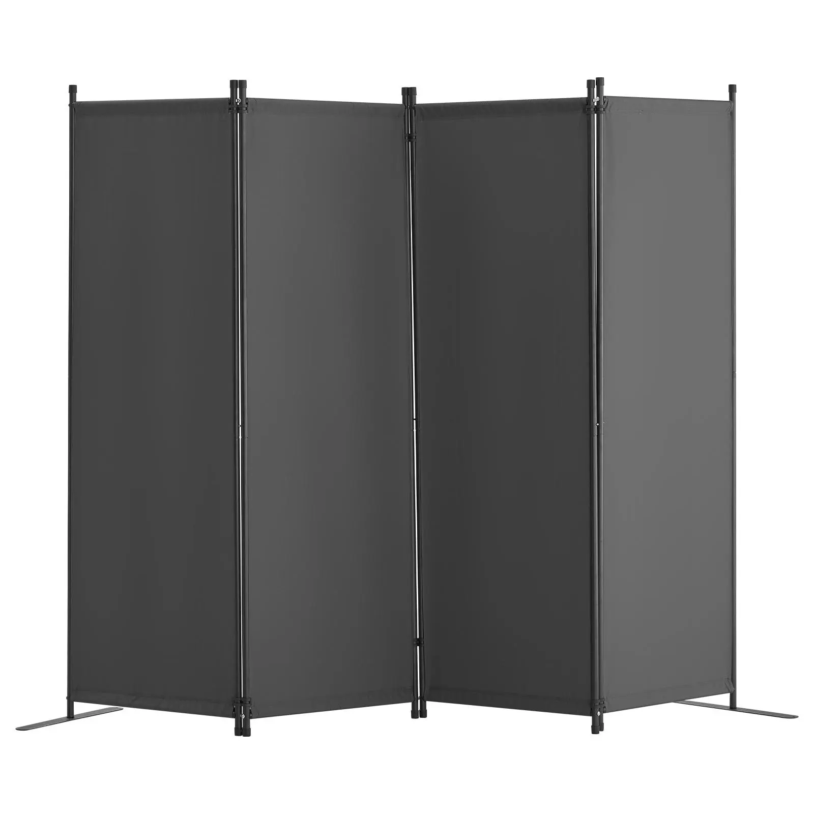 【SummerFinds】VEVOR Room Divider,  4 Panel Room Dividers and Folding Privacy Screens, Fabric Partition Room Dividers for Office, Bedroom, Dining Room, Study, Freestanding, Light Gray