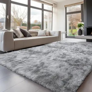 Large Soft Plush Shag Rug – Non-Slip Area Carpet for Living Room & Bedroom