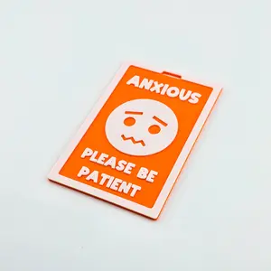 Anxious Badge - Accessibility Lanyard Badge - For Fursuits and Conventions!