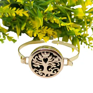 Positive Vibes Diffuser Bracelet | Anxiety Relief | Aromatherapy | Wearable Essential Oils | Gift For Women