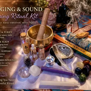Sound and Healing Ritual kit with candle