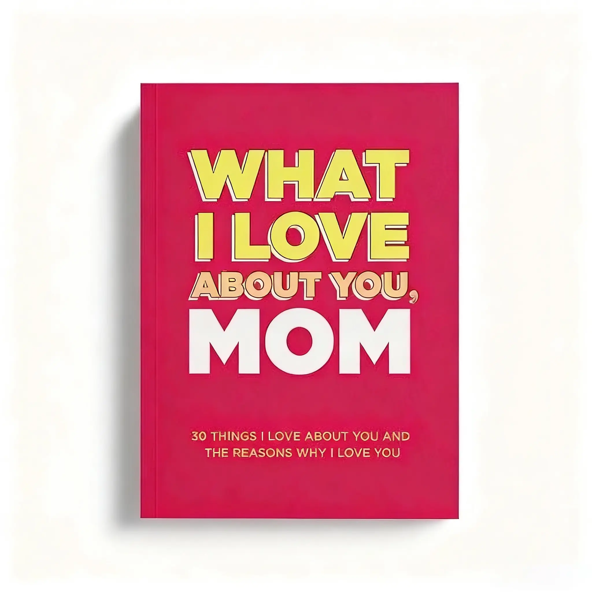 What I Love About Mom Book, Fill-in-the-Blank Gift for Mom, Mother's Day Gift