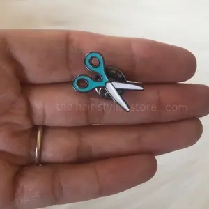 Mini Hair Shears Brooch Pin brooch pin