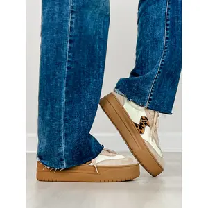 Corkys Pop Off Tennis Shoes in IVORY