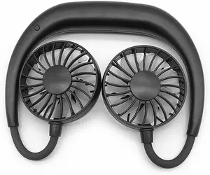 MiniMax Neck Fan - Wearable Design, Hands-free, Blue, 12 inches - Personal AC for Indoor/Outdoor Activities