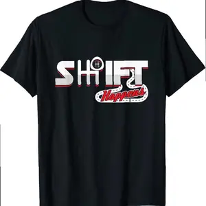 Happens Car Racing T-shirt for Men Top