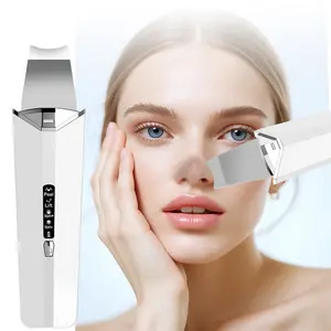 HHome Skin Cleansing Scraper, 4-in-1 Facial Cleansing Tool, Multifunctional Facial Scraper, Facial Care Tool, Pore Cleanser, Serum Infusion Device, Deep Cleansing Scraper with Type-C Charging Cable