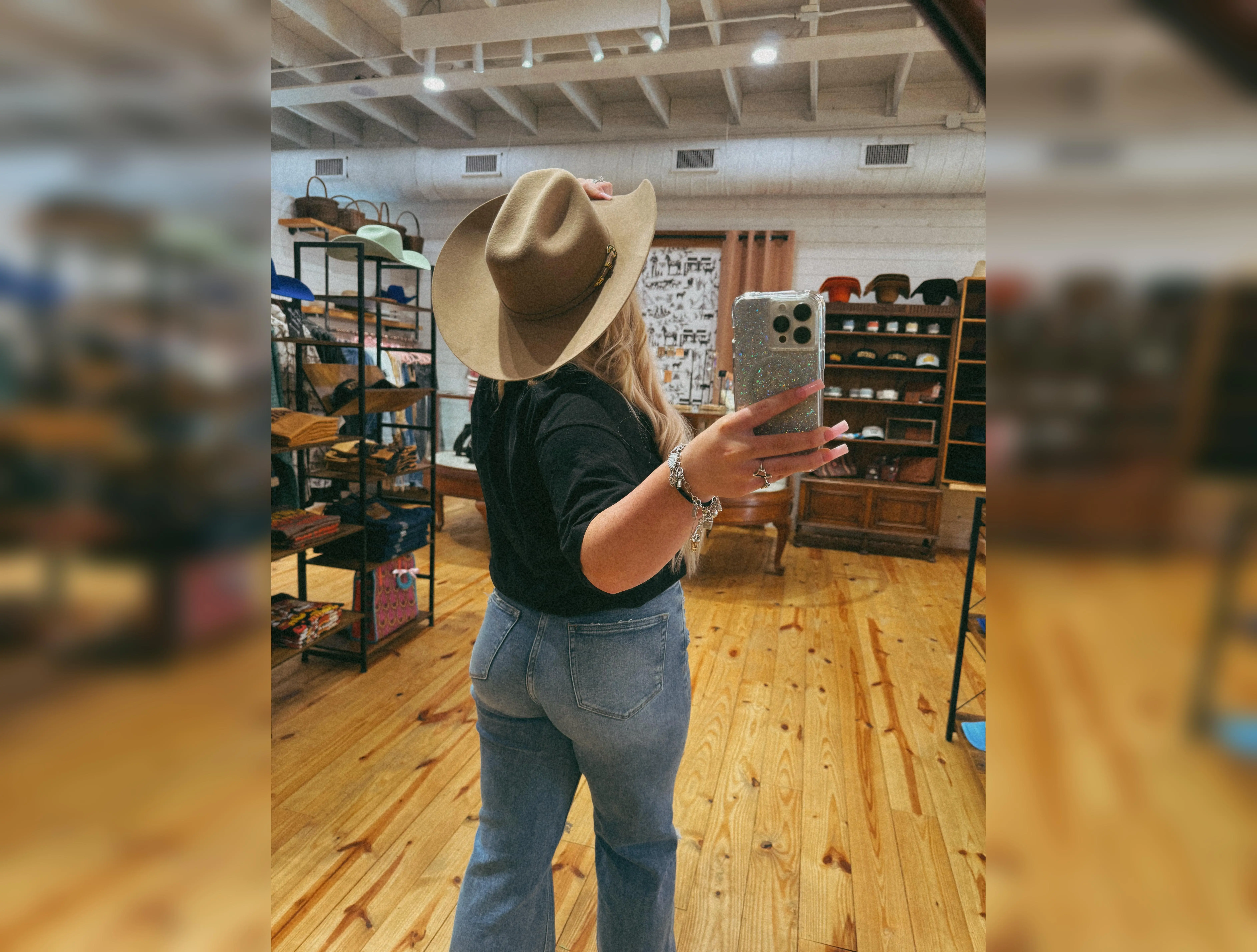 Serratelli Pecan 2X Wool Felt Cowboy Hat
