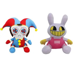The Amazing Digital Circus Jax Rabbit Plush Toy Cute Soft Stuffed Doll Cartoon Game Plushie Home Decor Birthday Gift For Fans Kids