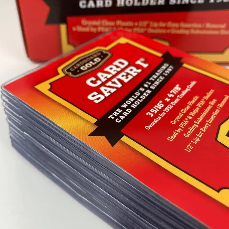 Cardboard Gold Card Saver 1 – 50ct Pack Cardboard Gold Card Saver 1 – 50ct Pack