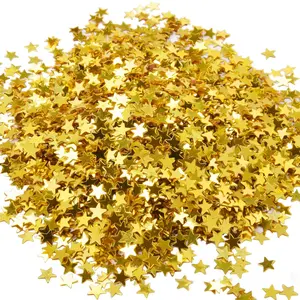 Eboot Gold Star Confetti Table Glitter Confetti Metallic Foil Stars Sequin for Grad 2026 Party Wedding Decorations, 30 Grams/ 1 Ounce eBoot
