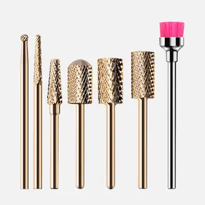 MelodySusie Nail Drill Bits Set, 7pcs Tungsten Carbide Nail Bits for Nail Drill E-file, 3/32 inch Bits Manicure Pedicure Remover Tools Cutics MelodySusie Nail Drill Bits Set, 7pcs Tungsten Carbide Nail Bits for Nail Drill E-file, 3/32 inch Bits Manicure Pedicure Remover Tools Cutics