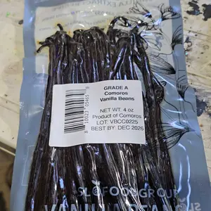 Slofoodgroup Vanilla Beans, Gourmet Grade A Comoros Vanilla Bean Pods for Cooking, Baking, Vanilla Extract and Flavor