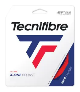 Tecnifibre X-One Biphase 16 Tennis String Red