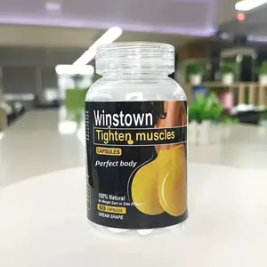 Wins Town Women's Wellness Capsules  Support with Vitamins Minerals Easy to Swallow Plant-Based Soft Capsules Daily Dietary Supplement 4-in-1 Organic Black Maca Root Natural Healthcare