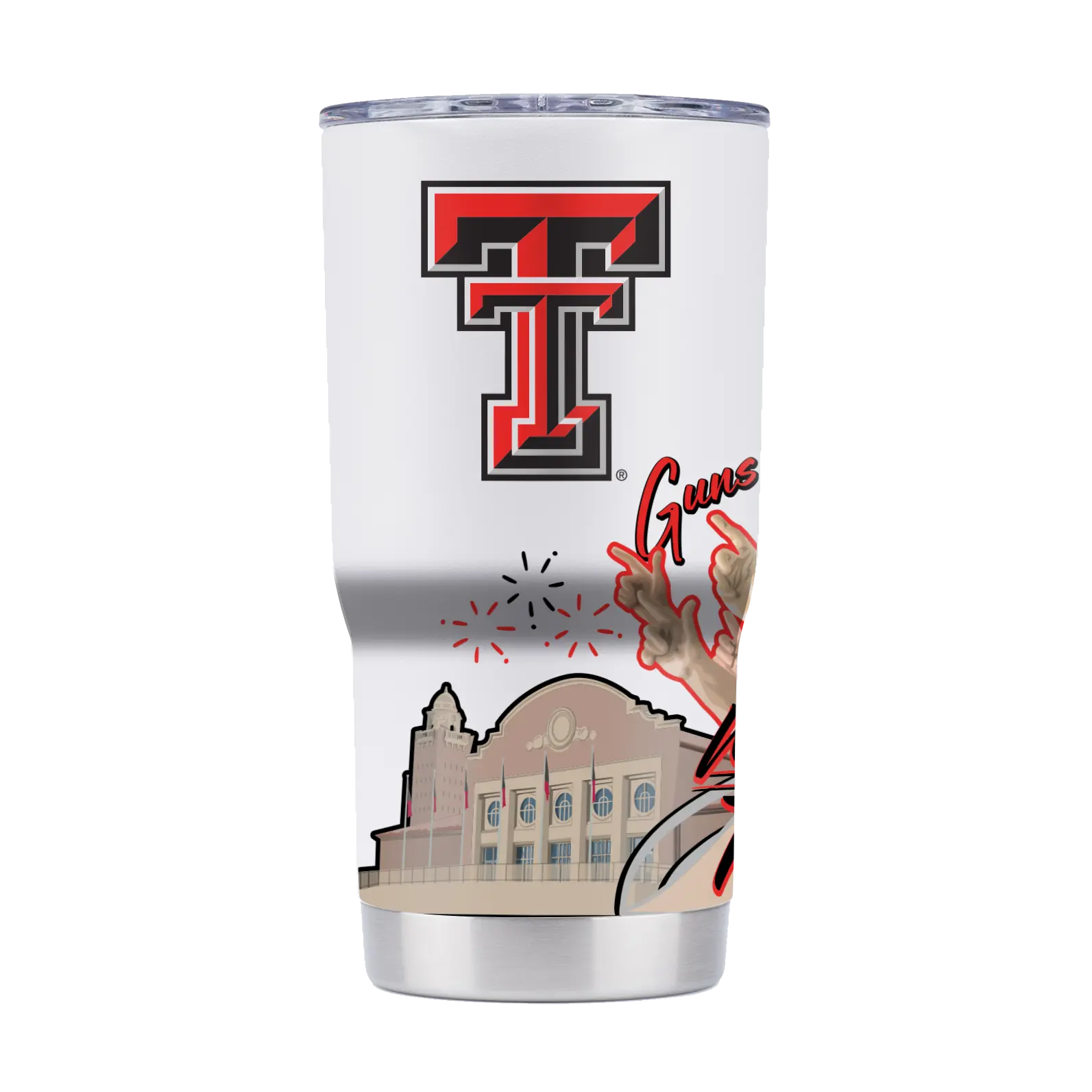 Texas Tech 20oz Campus Icons Tumbler