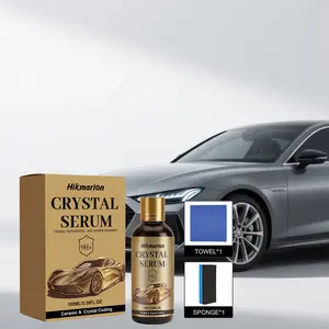Crystal Serum Advanced Graphene Ceramic Coating for Cars(100ML) 9H Graphene Coating for Auto Car Detailing 10+ Years of Long Lasting Car Protection Gloss Hydrophobicty Anti Scratch