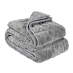 VEVOR Weighted Blanket, 20 lbs, 60x 80 in Queen Size, Sherpa Fleece Heavy Blanket with Glass Beads, Soft Warm Cozy Fluffy Touch, for 200-250 lbs Adults, Anxiety Stress Relief, Improve Sleep, Grey