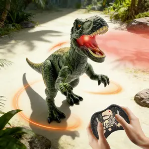 Remote Control Dinosaur Toys for Boys Girls Ages 3-12, Electronic RC T Rex Dino Robot Toy for Boys, Top Christmas & Birthday Toys for 5 6 7 8 9 10 11 & 12 Year Old Boys